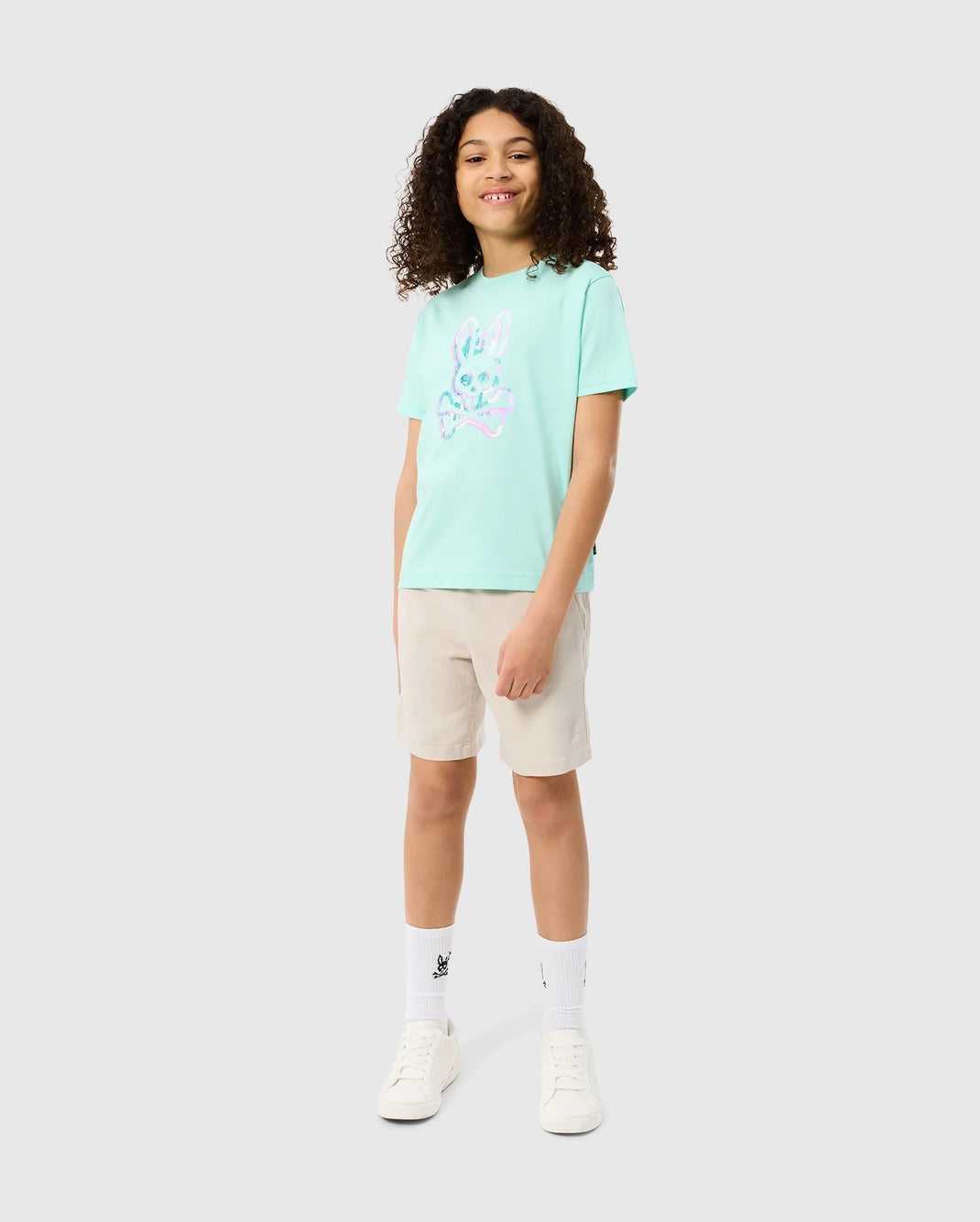 Tees Psycho Bunny Leonard Graphic Tee Beach Glass Enfant | PHF-90063836